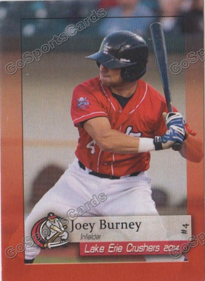 2014 Lake Erie Crushers Joey Burney
