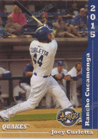 2015 Rancho Cucamonga Quakes Joey Curletta
