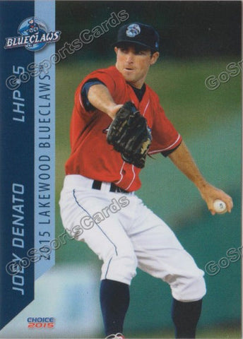 2015 Lakewood BlueClaws Joey Denato