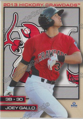 2013 Hickory Crawdads Joey Gallo