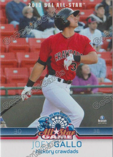 2013 South Atlantic League All Star SAL ND Joey Gallo