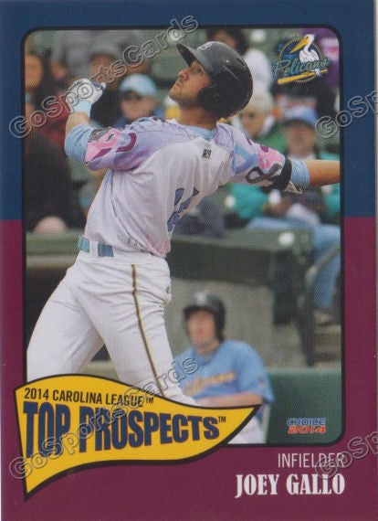 2014 Carolina League Top Prospects Team Set