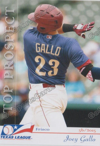 2015 Texas League Top Prospect Joey Gallo