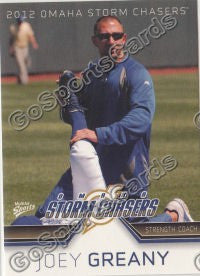 2012 Omaha Storm Chasers Joey Greany