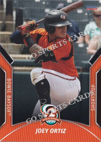 2022 Bowie Baysox Joseph Joey Ortiz