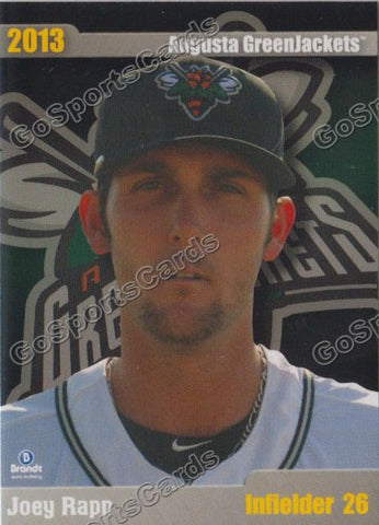 2013 Augusta Greenjackets Joseph Joey Rapp