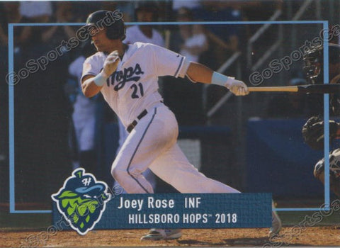 2018 Hillsboro Hops Joey Rose