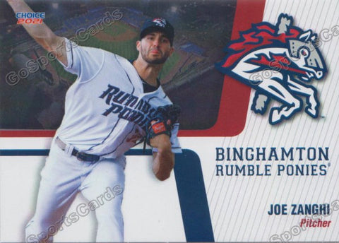 2021 Binghamton Rumble Ponies Joseph Joe Zanghi