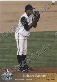 2011 Missoula Osprey Johan Jaime