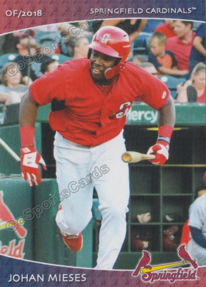 2018 Springfield Cardinals SGA Johan Mieses