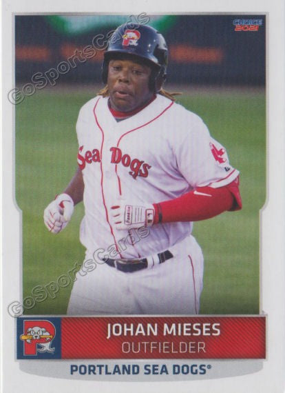 2021 Portland Sea Dogs Johan Mieses