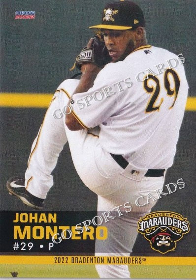 2022 Bradenton Marauders Johan Montero