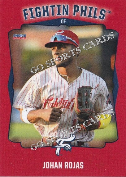 2023 Reading Fightin Phils 2nd Johan Rojas