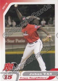 2012 Frisco RoughRiders Johan Yan