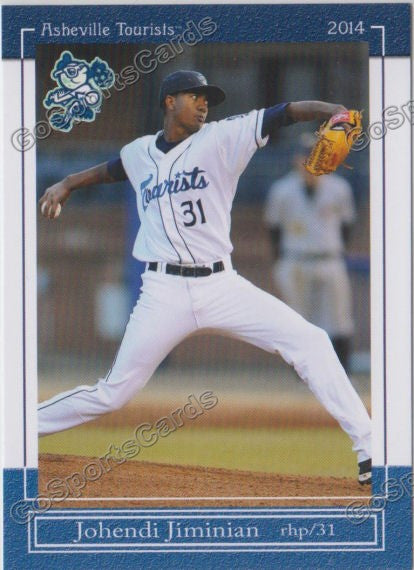 2014 Asheville Tourists Johendi Jiminian