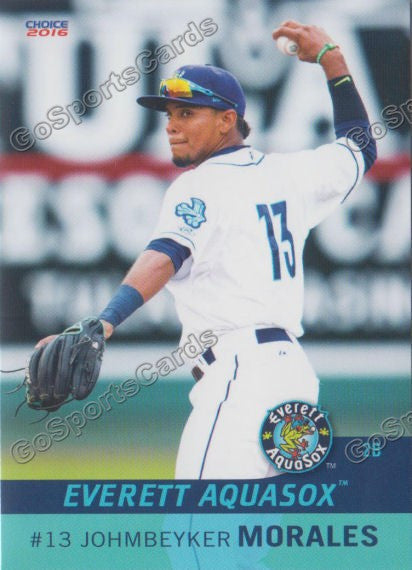2016 Everett AquaSox Johmbeyker Morales