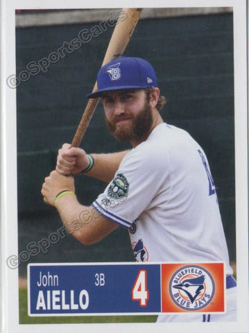 2018 Bluefield Blue Jays John Aiello