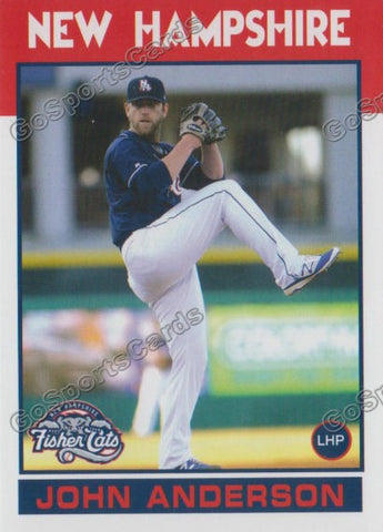 2016 New Hampshire Fisher Cats John Anderson
