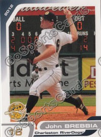 2012 Charleston Riverdogs John Brebbia