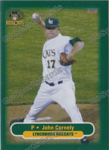 2013 Lynchburg Hillcats John Cornely