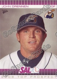 2006 South Atlantic League SAL Top Johnny John Drennen