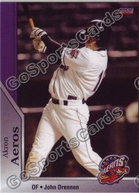 2009 Akron Aeros Johnny John Drennen