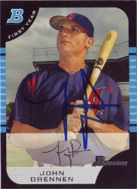 Johnny John Drennen 2005 Bowman Draft Picks (Autograph)