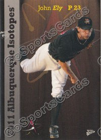 2011 Albuquerque Isotopes John Ely