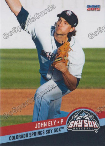 2015 Colorado Springs Sky Sox John Ely