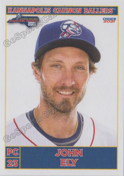 2021 Kannapolis Cannon Ballers John Ely Go Sports Cards