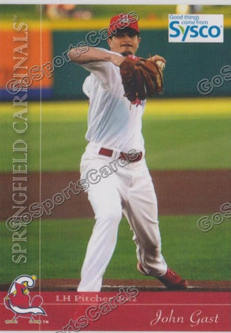 2012 Springfield Cardinals SGA John Gast
