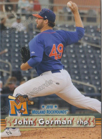 2018 Midland RockHounds John Gorman