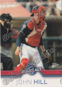 2012 Lakewood BlueClaws John Hill