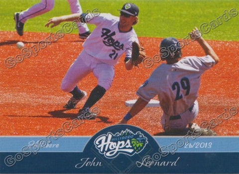 2013 Hillsboro Hops John Leonard