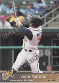 2011 Montgomery Biscuits John Matulia