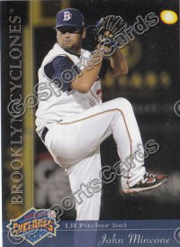 2012 Brooklyn Cyclones John Mincone