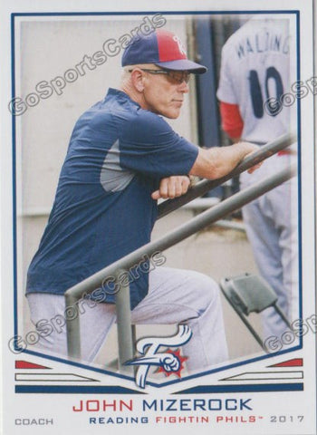 2017 Reading Fightin Phils John Mizerock