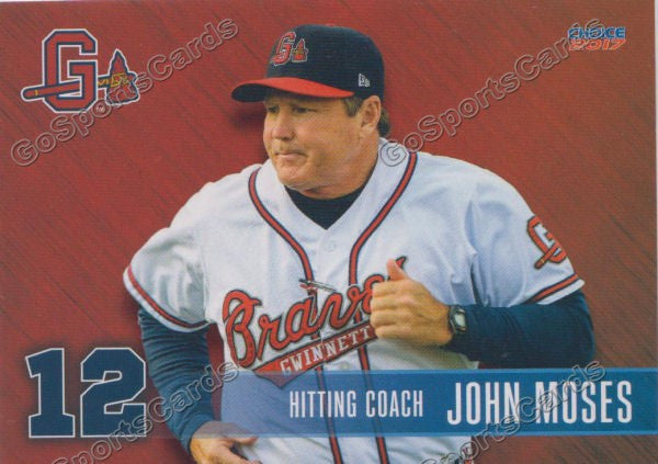 2017 Gwinnett Braves John Moses – Go Sports Cards