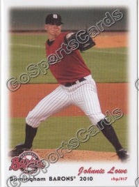 2010 Birmingham Barons Johnnie Lowe