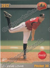 2012 Nashville Sounds Johnnie Lowe