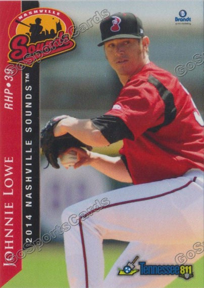 2014 Nashville Sounds Johnnie Lowe