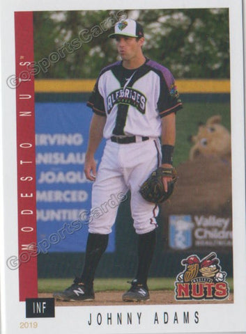 2019 Modesto Nuts Johnny Adams