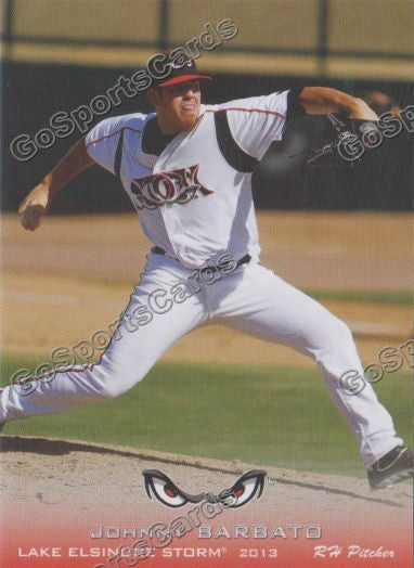 2013 Lake Elsinore Storm Johnny Barbato