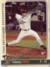 2009 Greensboro Grasshoppers Johnny Dorn