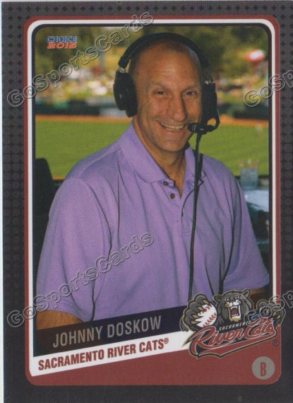 2015 Sacramento River Cats Johnny Doskow
