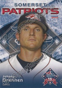 2012 Somerset Patriots Johnny Drennen