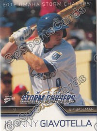 2012 Omaha Storm Chasers Johnny Giavotella