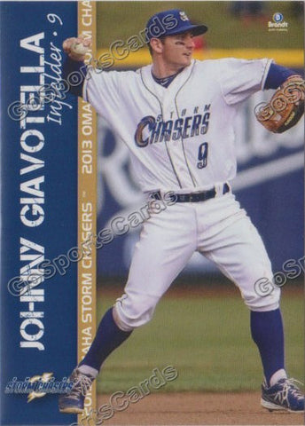 2013 Omaha Storm Chasers Johnny Giavotella