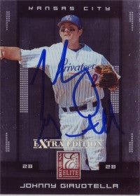 Johnny Giavotella 2008 Donruss Elite #53 (Autograph)