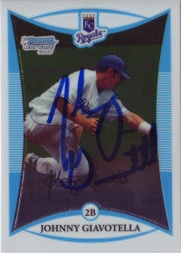 Johnny Giavotella 2008 Bowman Chrome Draft Picks #BDPP47 (Autograph)